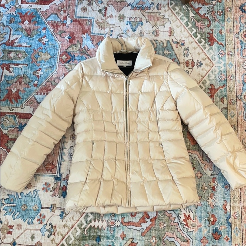Calvin Klein Winter Quilted Puffer Jacket Sz M